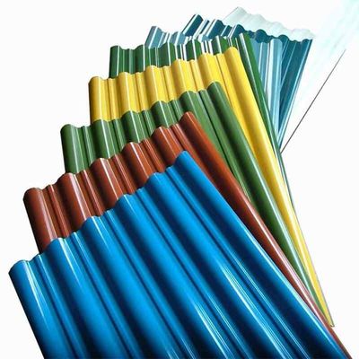 0.12-2 金属色で覆われた屋根タイル Gi PPGI 柔らかい鋼板