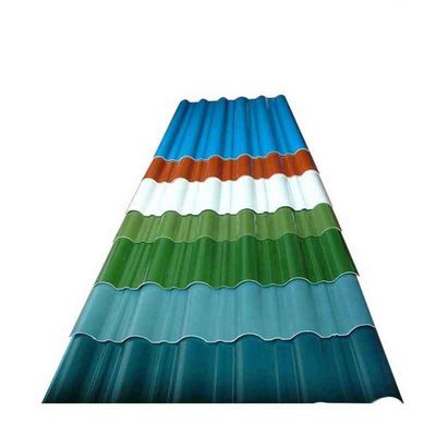 JIS ASTM PPGI プリペイント金属屋根シート 24 ゲージ 60g GI 亜鉛塗装